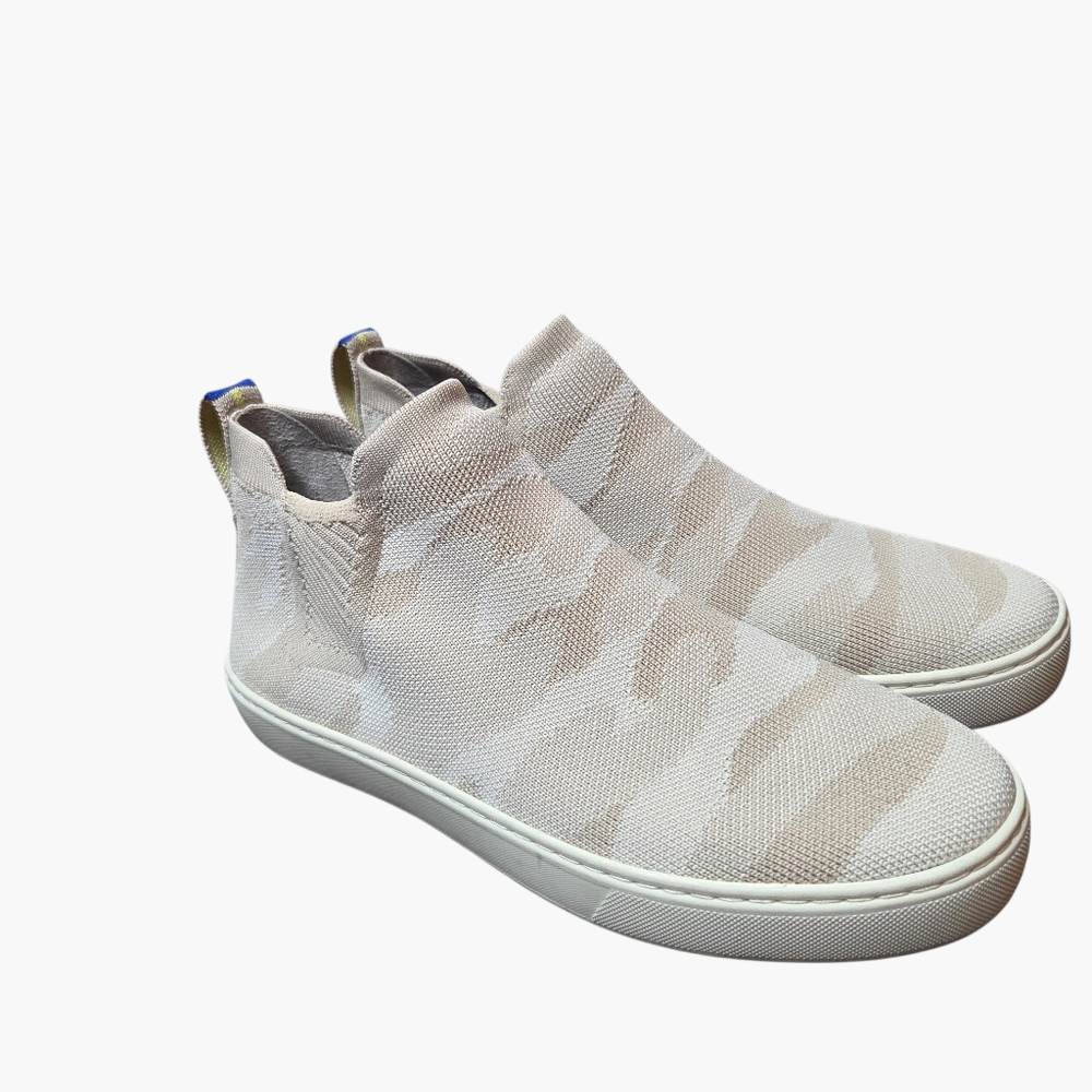 Rothy’s The Chelsea Sand Camo High Top Sneaker Boots W9